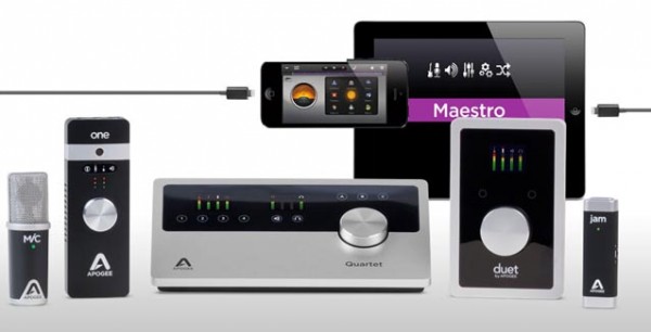 Apogee 所有 iOS 产品开始赠送 Lightning 线