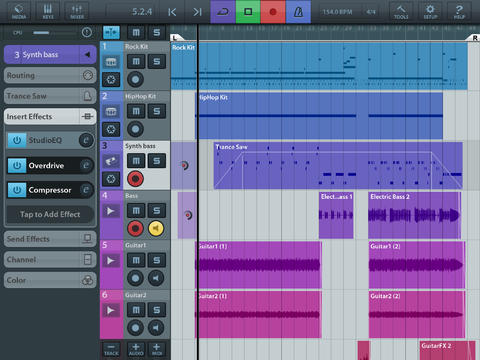 Cubasis for iPad 1.6 上架 App Store