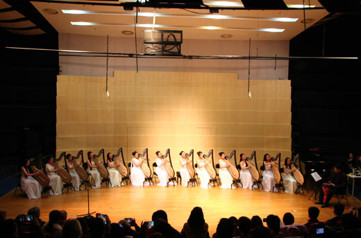 弹拨音乐节箜篌专场音乐会受好评&nbsp;考级教材发布