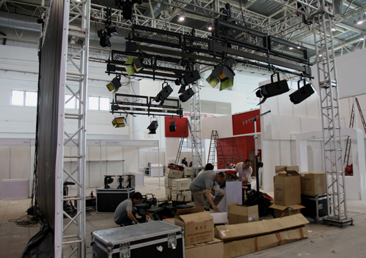 PALM2014即将开幕：展台搭建 顺利完成