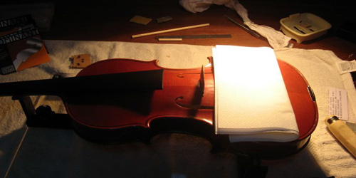 小提琴琴弦如何安装