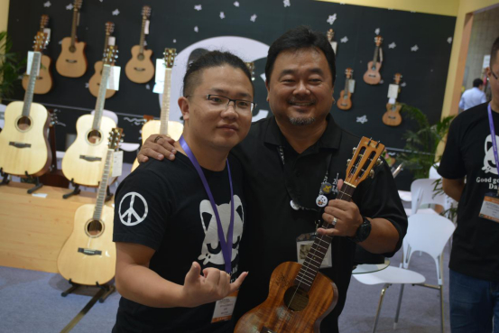 Nices 2016上海国际乐器展完美收官 Koaloha Boss现场指导